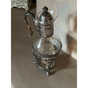 Vintage silver plate, coffee, or tea carafe